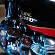 Speedo relocation mount for Royal Enfield 650 series