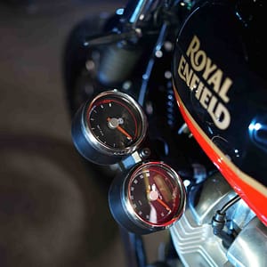 Speedo relocation mount for Royal Enfield 650 series