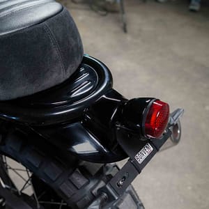Mini tail light + licence plate holder + turn signal mounts for Royal Enfield 650