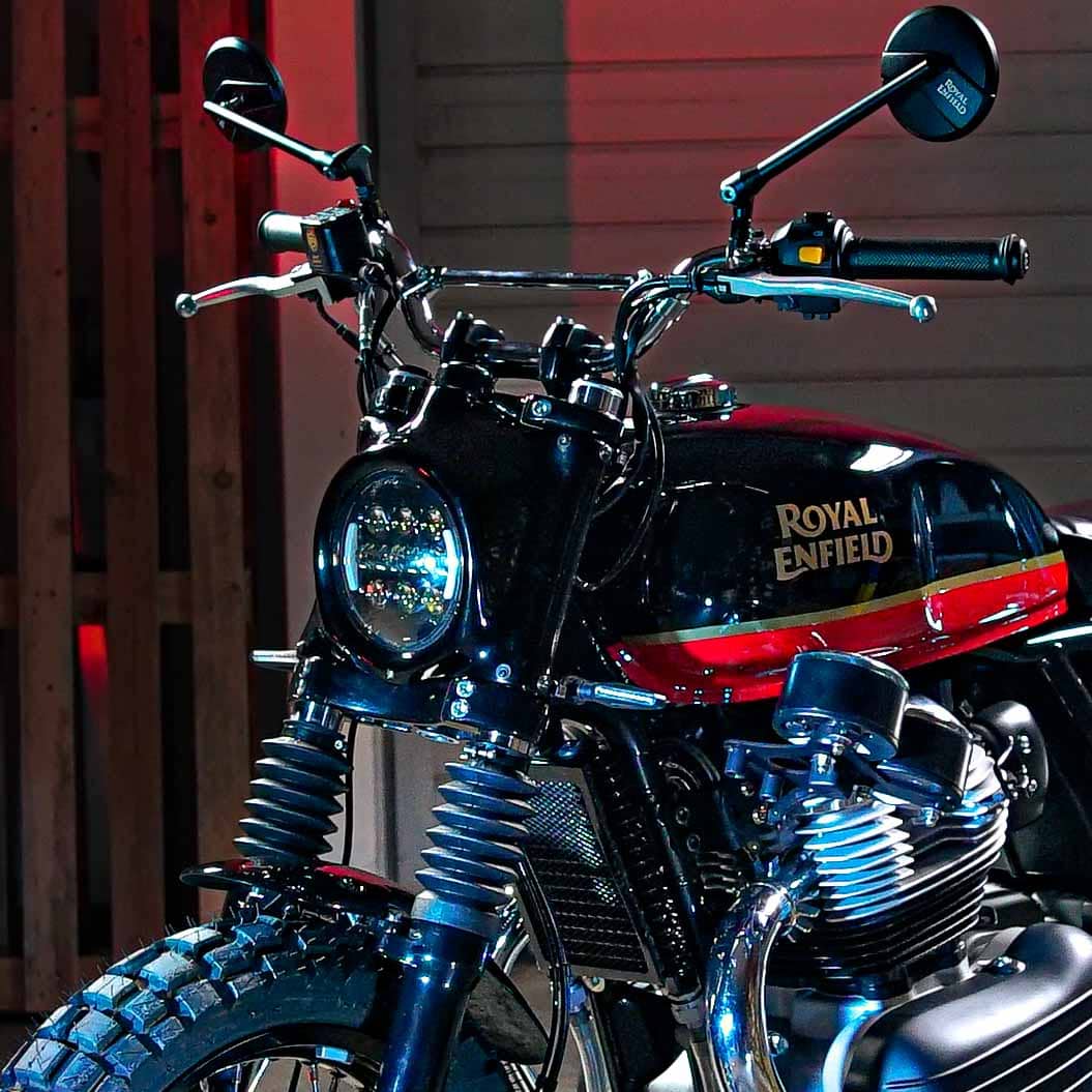 super scrambler headlight (1 sur 1) scrambler headlight led interceptor 650 royal enfield continental gt headlight cowl fairing