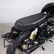 Suede leather seat scrambler bonvent royal enfield interceptor 650 continental gt 650 plug and play handmade