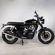 Seat flat classic Suede croco Royal enfield Interceptor 650 continental gt 650