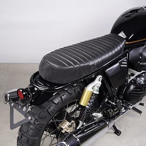 Seat scrambler classic suede for Royal Enfield Interceptor 650 & Continental GT 650 ( All years) Plug&Play
