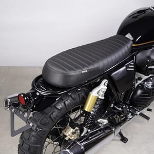 Seat scrambler classic black matte for Royal Enfield Interceptor 650 & Continental GT 650 ( All years) Plug&Play