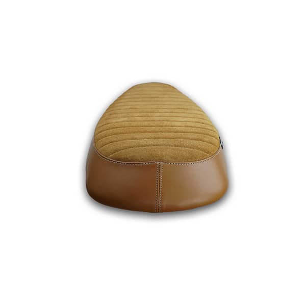 Seat flat classic brown suede Royal enfield Interceptor 650 continental gt 650